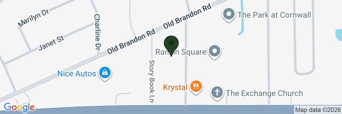 Map showing facility locations